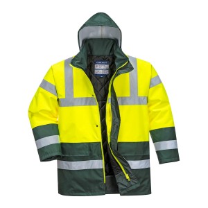 PARKA IMPERMEÁVEL AMARELO/VERDE S466